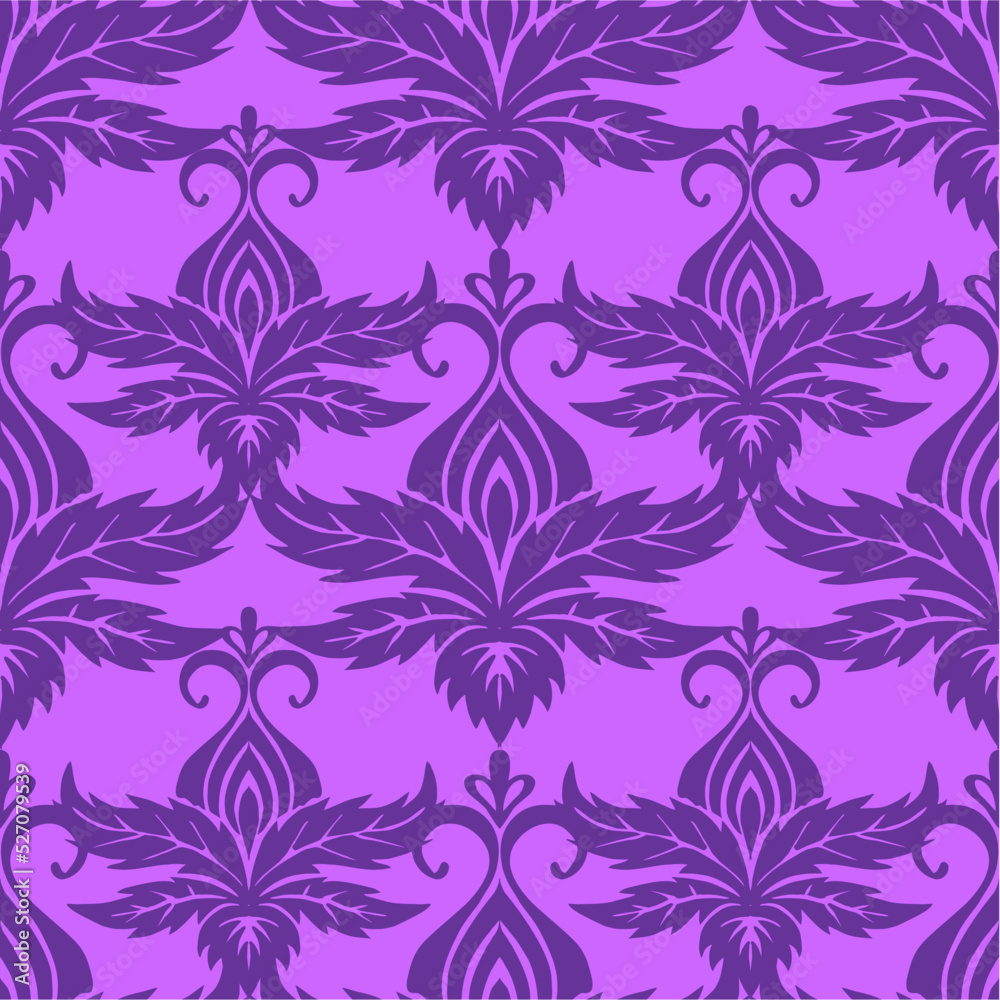 symmetrical seamless ornament tile of purple graphic abstract elements on magenta background, texture, design symmetrical seamless ornament tile of purple graphic abstract elements on magenta background, texture, design