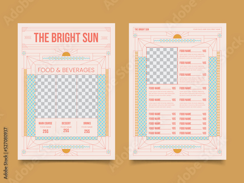 Food Menu Flyer Template