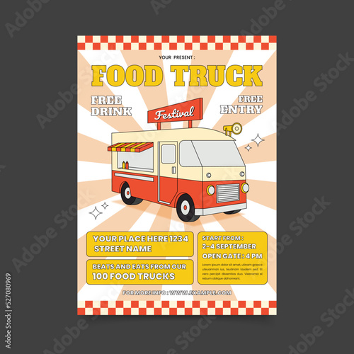 Food Truck Festival Flyer Template