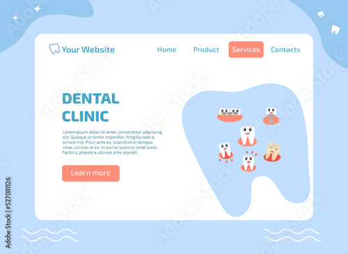 landing page dental clinic and services