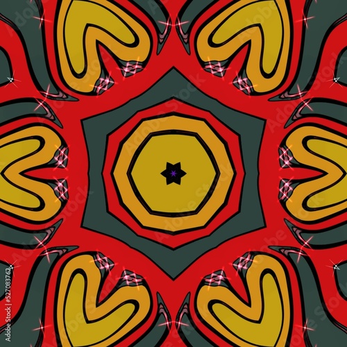 Vektor, illustration, abstract, background, geomtric
