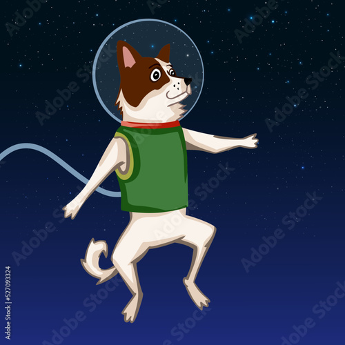 Astronaut dog, dogs in space