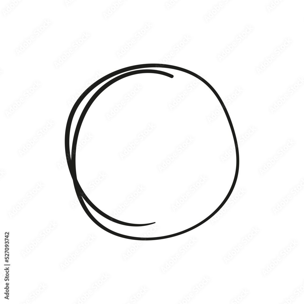 hand drawn scribble circle frame hand drawn scribble circle frame