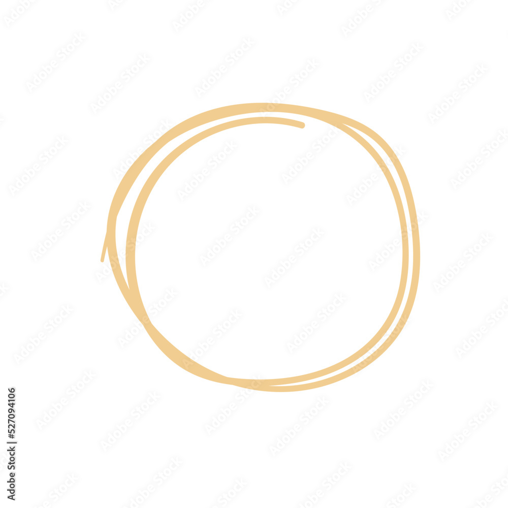 hand drawn scribble circle frame hand drawn scribble circle frame