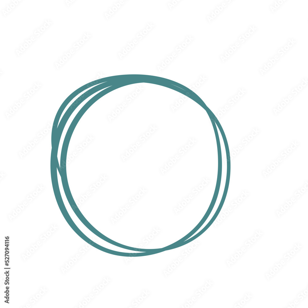 hand drawn scribble circle frame hand drawn scribble circle frame