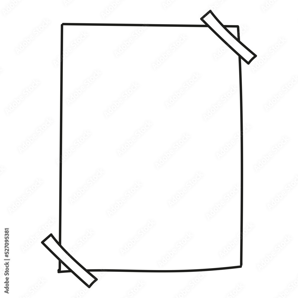 cute hand drawn photo frame cute hand drawn photo frame