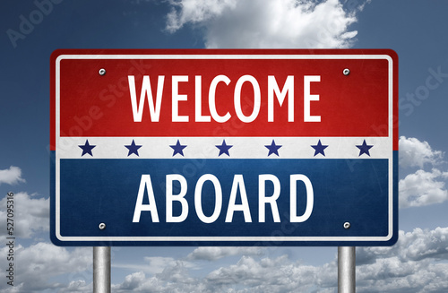 Greeting words - Welcome Aboard