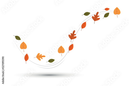 sfondo, vento, autunno, foglie secche, folata di vento,