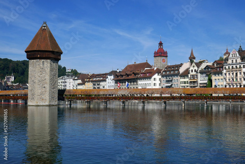 Kapellbrücke und Wasserturm in Luzern