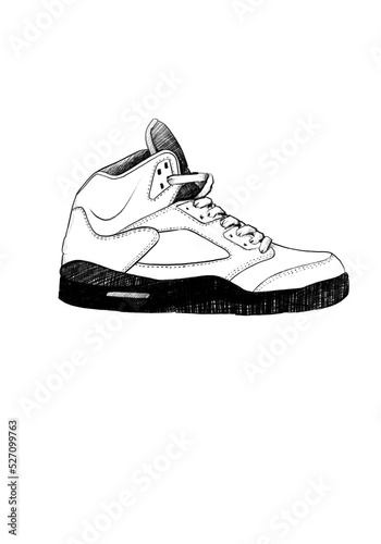 sneakers isolated on white