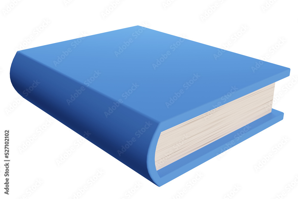 Blue book fantasy. 3d rendering. Blue book fantasy. 3d rendering.