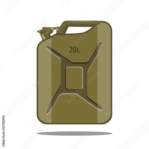 Canister for carrying gasoline Vector