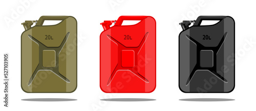 Set Canisters for carrying gasoline