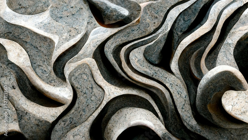 Texture pattern, beautiful grey polished granite.