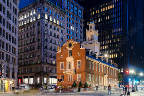 Boston Downtown Financial District Massachusetts,.New England,USA
