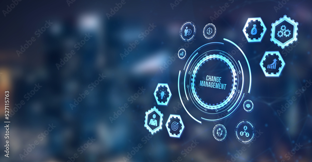 Internet, business, Technology and network concept. CHANGE MANAGEMENT, business concept. 3d illustration. Internet, business, Technology and network concept. CHANGE MANAGEMENT, business concept. 3d illustration.