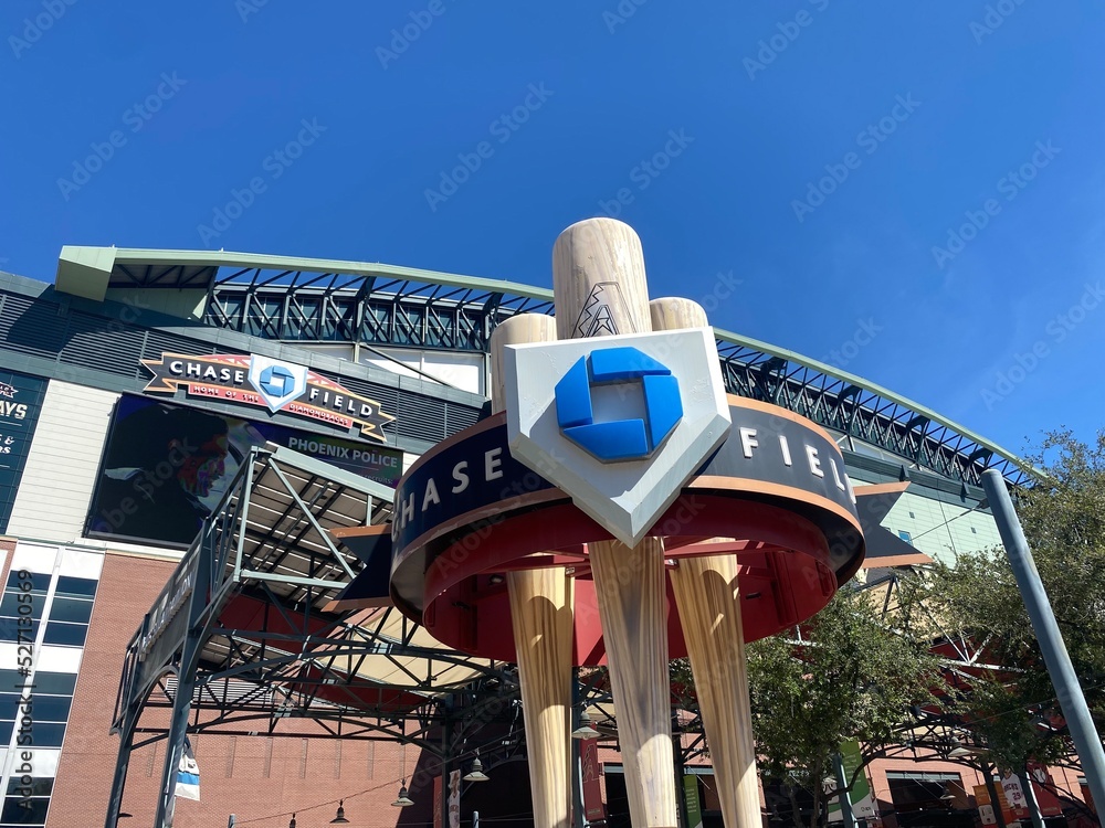 Chase Field Phoenix Az Stock Photo - Download Image Now - Chase