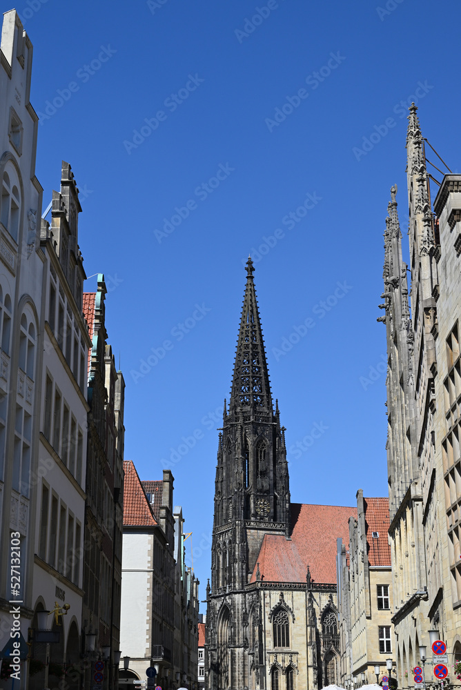 Obraz premium altes rathaus in münster, nrw, deutschland