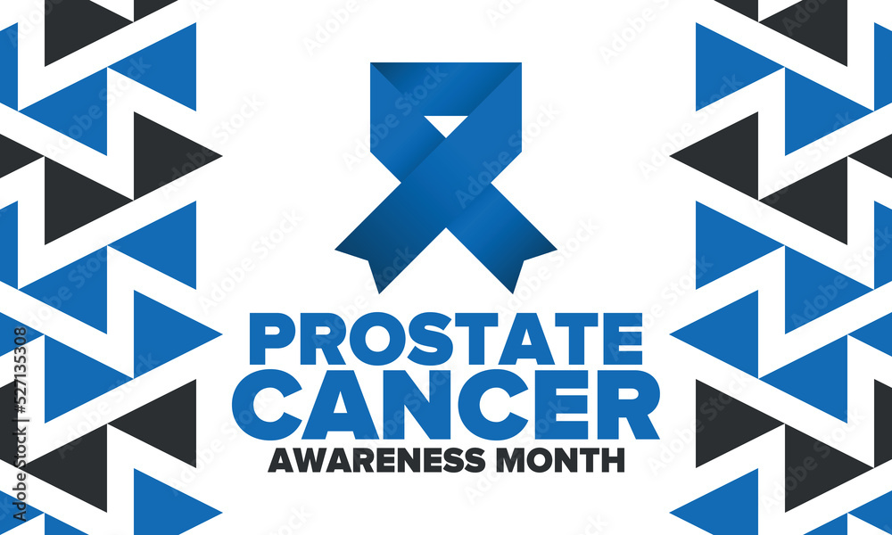 Prostate Cancer Awareness Month in September. Blue September. Men's Health concept. Medical health care and awareness design. Poster, card, banner and background. Vector illustration Prostate Cancer Awareness Month in September. Blue September. Men's Health concept. Medical health care and awareness design. Poster, card, banner and background. Vector illustration