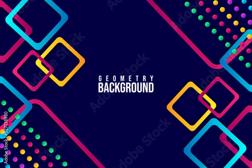 Trend Geometry Abstract Background Template Design colorful Geometrical Background