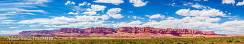 Panorama of the Vermilion Cliffs in northern Arizona