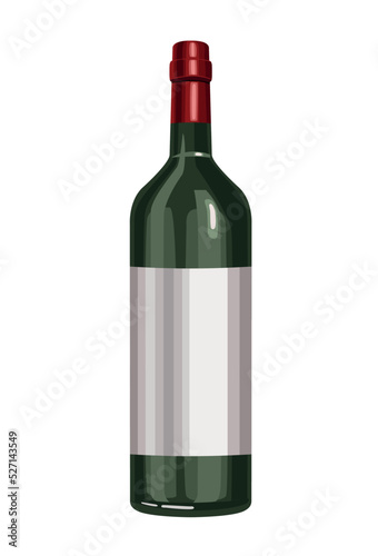 wine green bottle