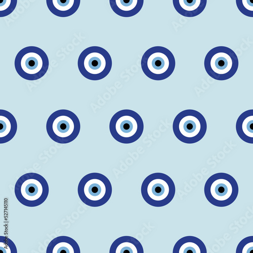 Hand drawn eye doodles seamless pattern. Vector illustration. Perfect for wallpapers, web page backgrounds, surface textures, textile.