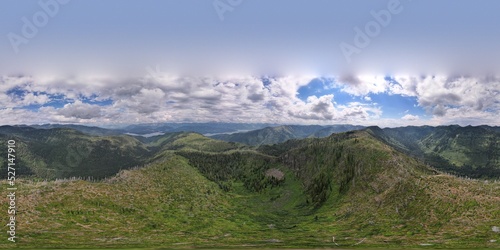 view of the mountains