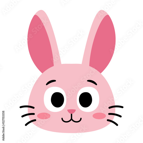 Isolated rabbit happy Avatar cartoon Vector