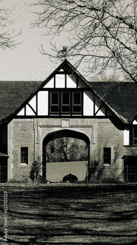 abandoned house in the woods