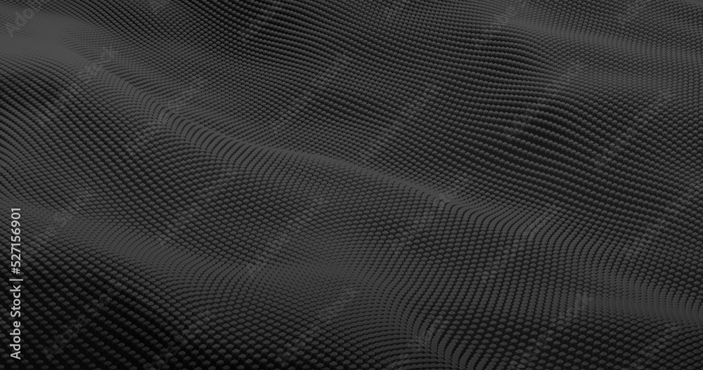 Render with gray particle wave Render with gray particle wave
