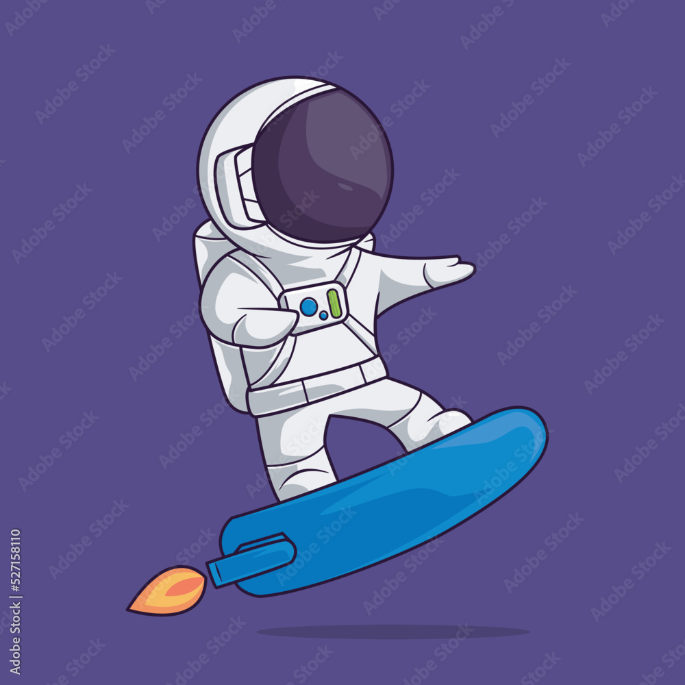 Cute astroonauts cartoon Cute astroonauts cartoon