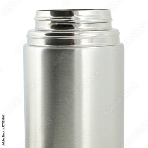 thermos for food, lunch box isolated on white background