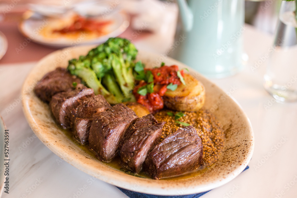 Delicious beef steak Delicious beef steak