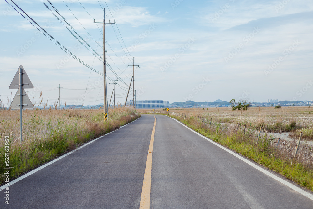 road in the countryside