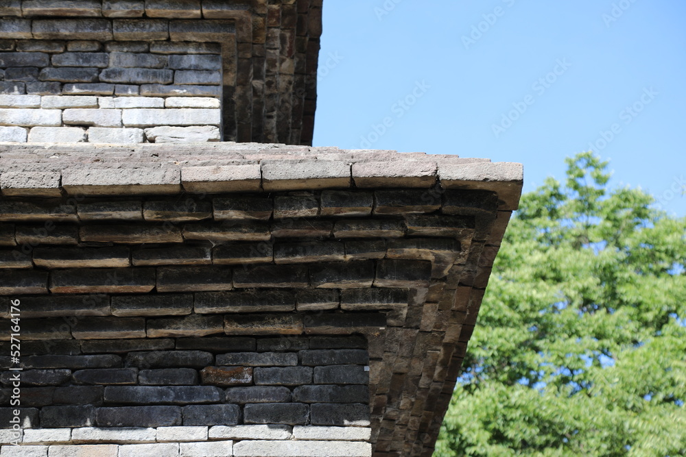 Stone Brick Pagoda of Bunhwangsa Temple, Gyeongju, South Korea