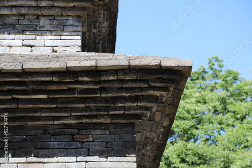 Stone Brick Pagoda of Bunhwangsa Temple, Gyeongju, South Korea photo