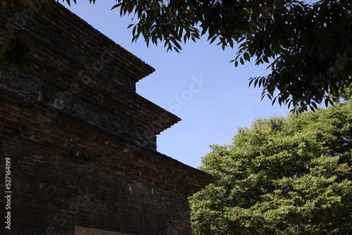 Stone Brick Pagoda of Bunhwangsa Temple, Gyeongju, South Korea photo