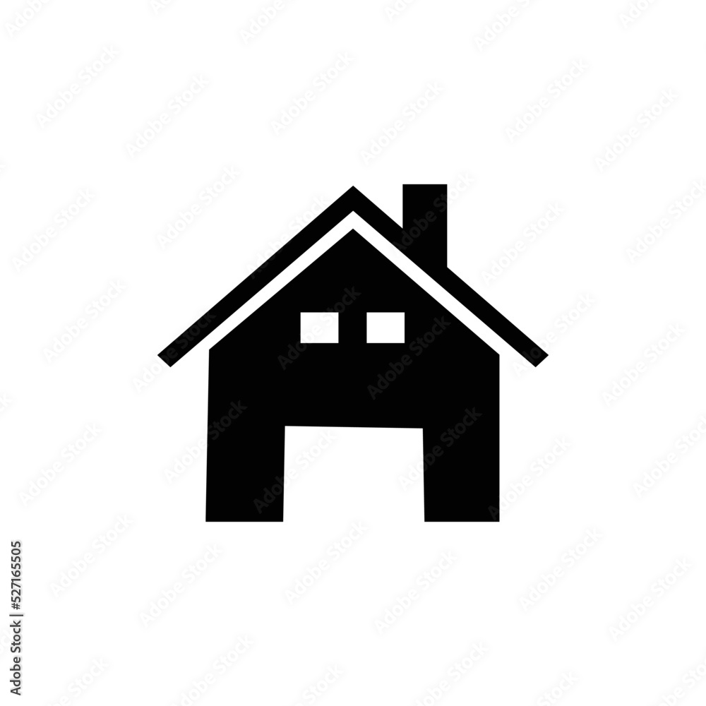 house silhouette icon house silhouette icon