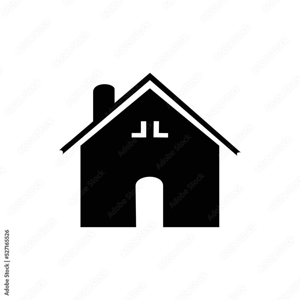 house silhouette icon house silhouette icon
