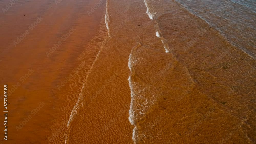Revealing the pristine beach of Paignton, a seaside town on the coast of Tor Bay in Devon, England, UK and a popular summer destination Revealing the pristine beach of Paignton, a seaside town on the coast of Tor Bay in Devon, England, UK and a popular summer destination