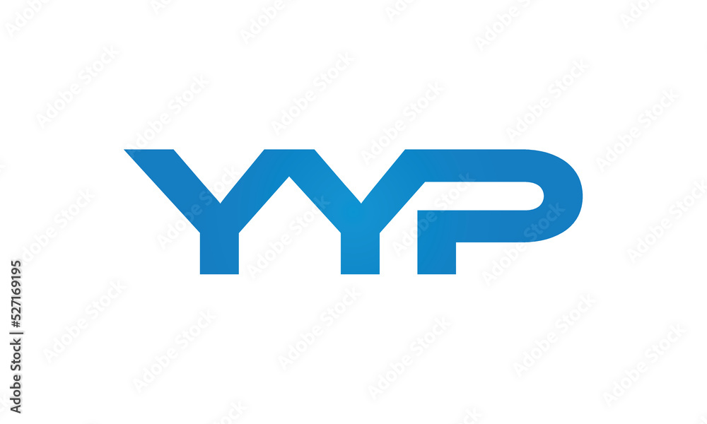 initial letters YYP linked monogram, creative modern lettermark logo design, connected letters typography logo icon vector illustration initial letters YYP linked monogram, creative modern lettermark logo design, connected letters typography logo icon vector illustration