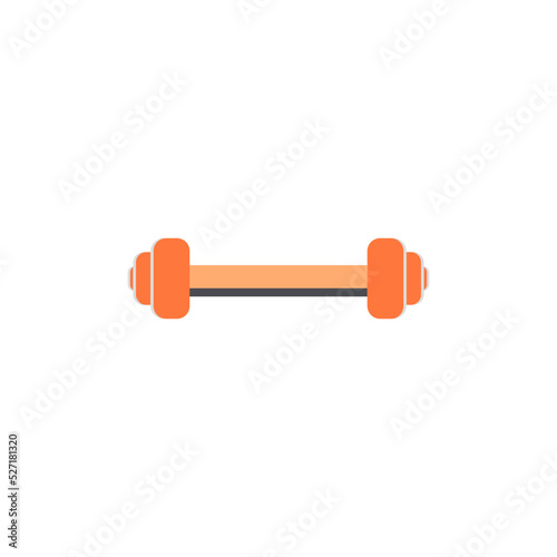dumbbell isolated on white