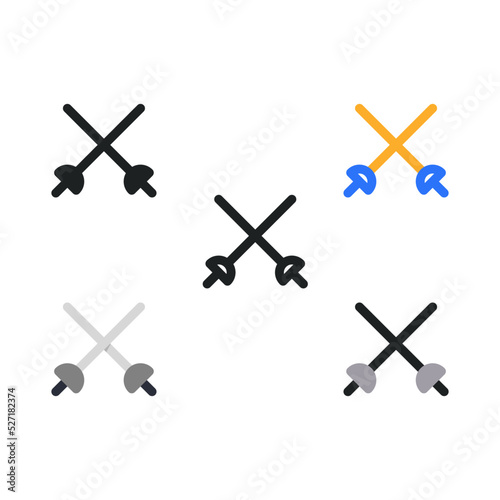 Fencing Sport Icon