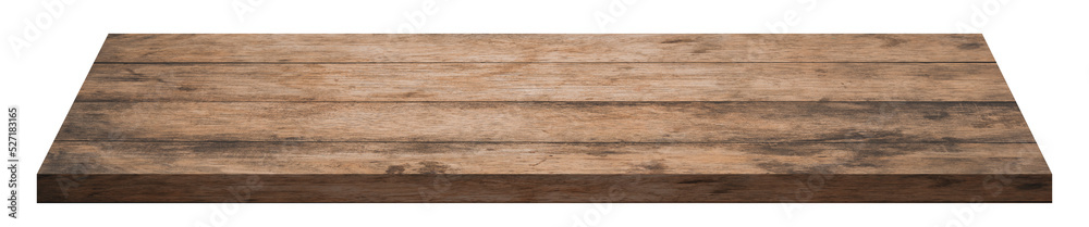 Fototapeta premium wooden floor isolate