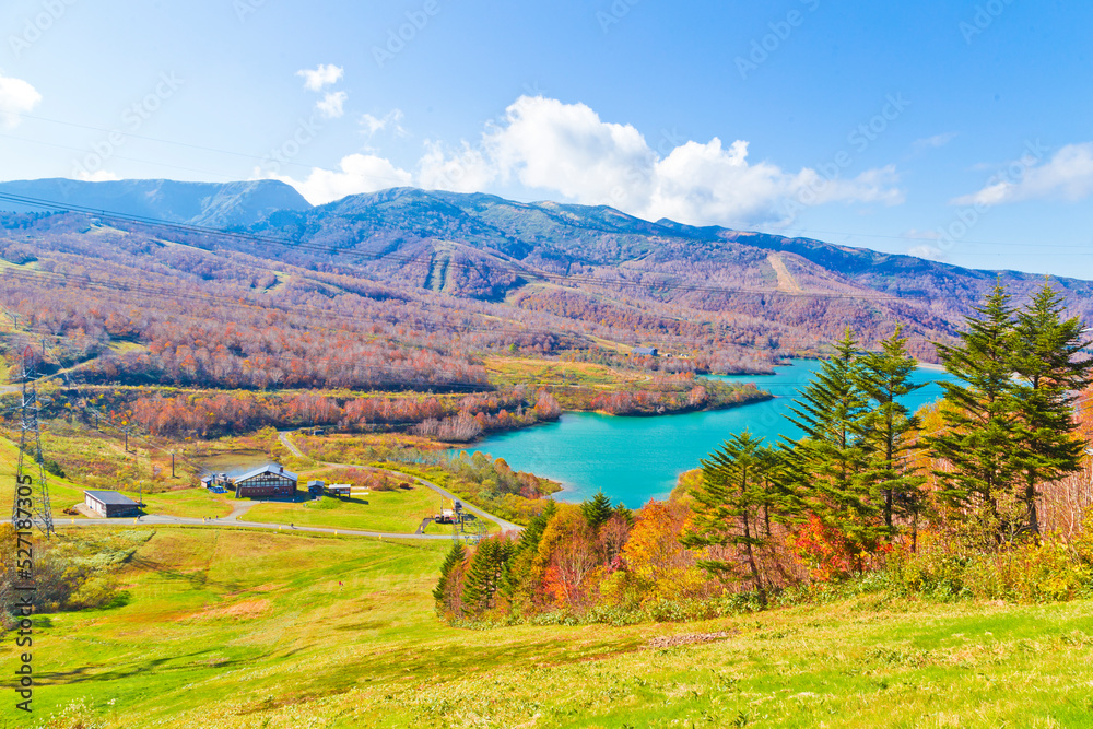 Tashiro Lake in Echigo Yuzawa, Niigata Prefecture, Japan.