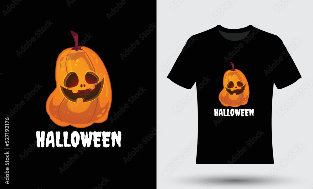 Halloween t shirt design with pumpkin Halloween t shirt design with pumpkin