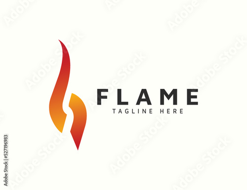 Flame logo design