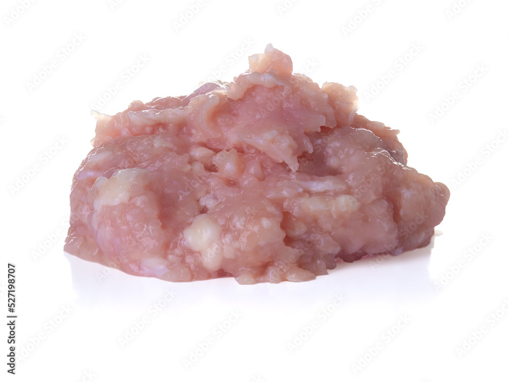 Raw fresh minced meat isolated on white background,Pork mince Raw fresh minced meat isolated on white background,Pork mince