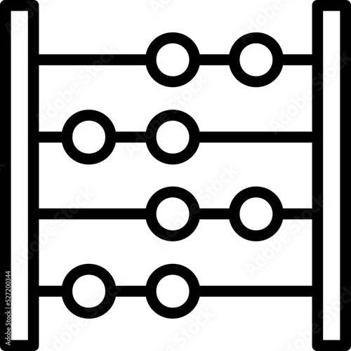 Abacus Vector Icon